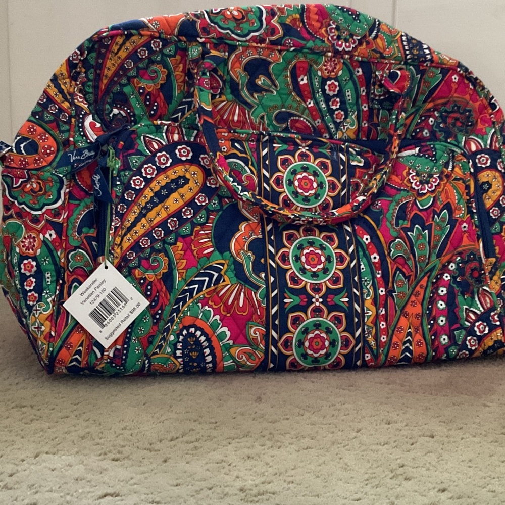 Vera Bradley Venetian Paisley Weekender Bag